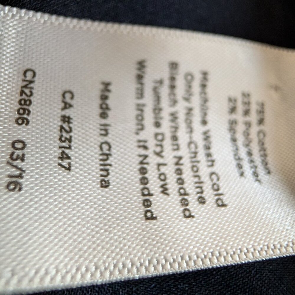 Talbot's polished denim dress trousers; work wear.. Size 18WP (women's petite) - Picture 4 of 13